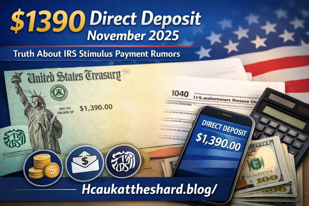 $1390 direct deposit november 2025