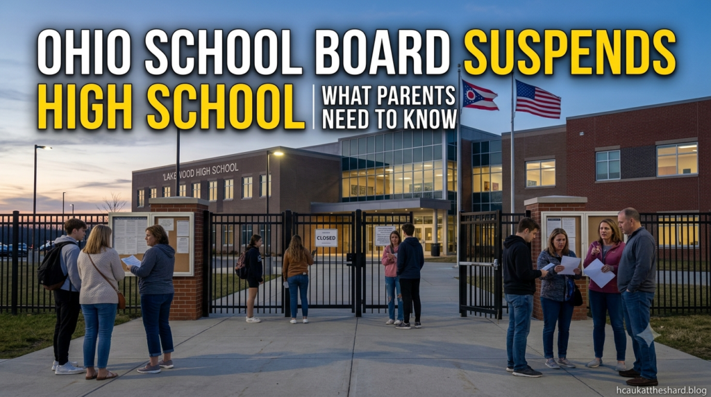 Ohio School Board Suspends High School
