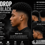 mid drop fade black