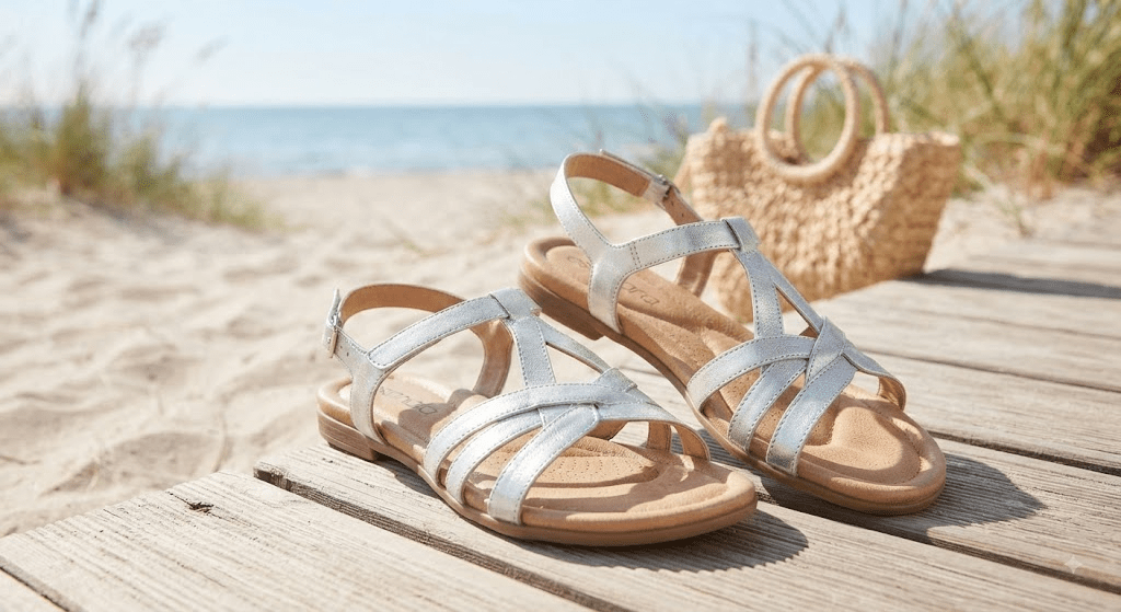 Silver Sandals