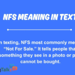nfs meaning text