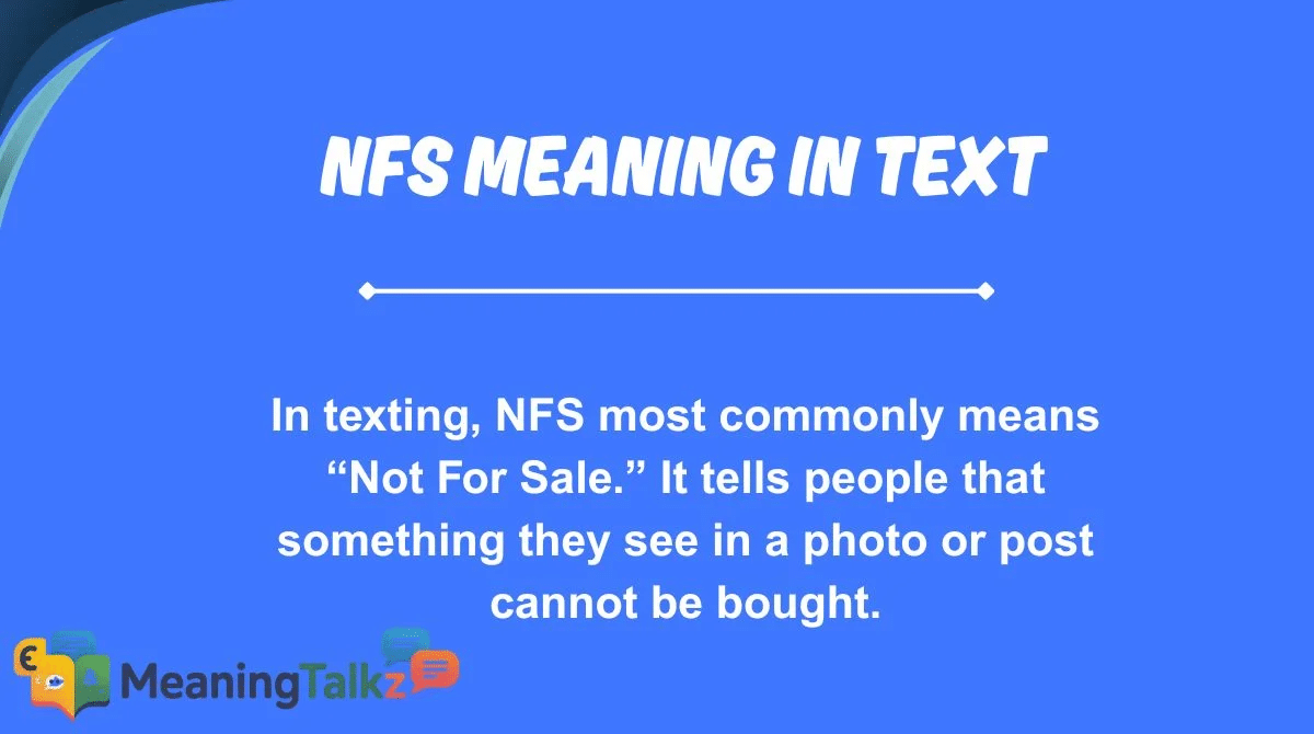 nfs meaning text